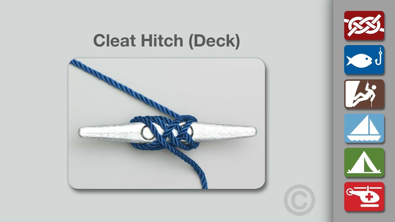 Mnpctech Practice Nautical Knot Rope Tying Hitch Cleat Kit Dock Sail Line  Boat Mooring Rope.
