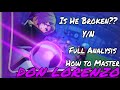 Unlocking, Using And Mastering The World Class Player DON LORENZO!! | Blue Lock: Rivals