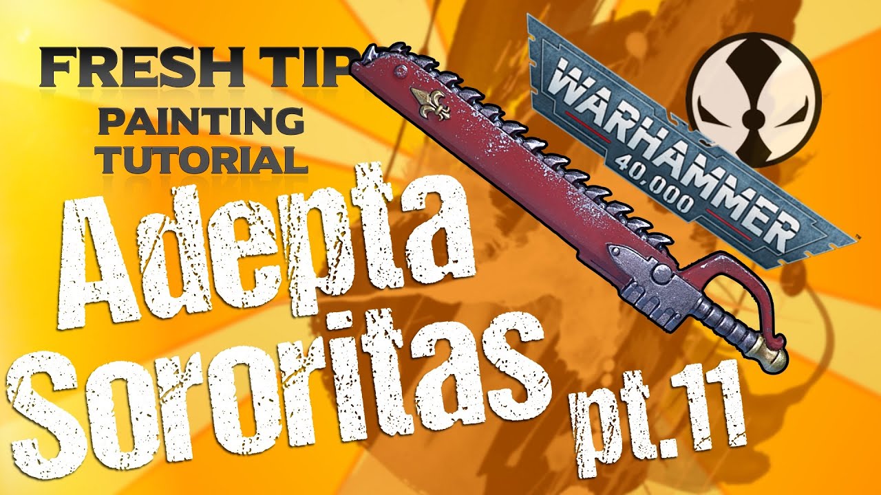 How to Paint ADEPTA SORORITAS BATTLE SISTER (ARTIST PROOF pt11) McFarlane Toys Fresh Tips tutorial
