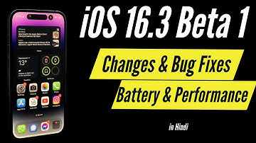 iOS 16.3 Beta 1 I Changes & Bug Fixes in Hindi I TechnoaddictsIndia