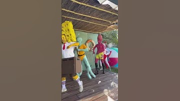 Sponge Bob Cosplay by Zerggiee & Amazing team 😜✨🌟  #performence  #theater #cosplay #spongebob
