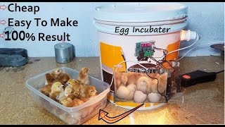 Easy idea to Make Egg Incubator By using waste paint bucket || Egg Hatching in Old bucket | Chicks