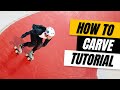 How to carve on roller skates  trick tutorial