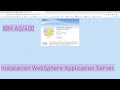 IBM AS/400: Instalación de WebSphere Application Server V9.0