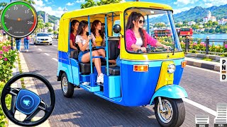 New Tuk Tuk Auto Rickshaw Games 2026 - Rickshaw Pick Drop Passenger Transport 3D; Android Gameplay screenshot 4