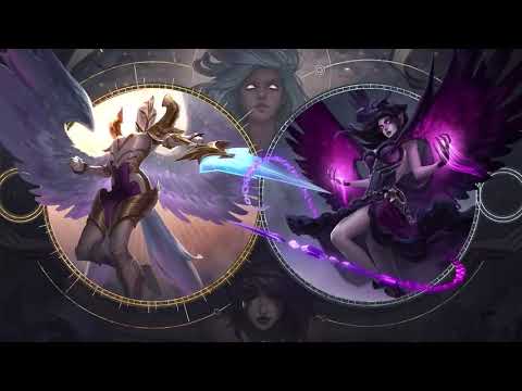 Kayle  Morgana the Righteous  the Fallen  Login Screen   League of Legends