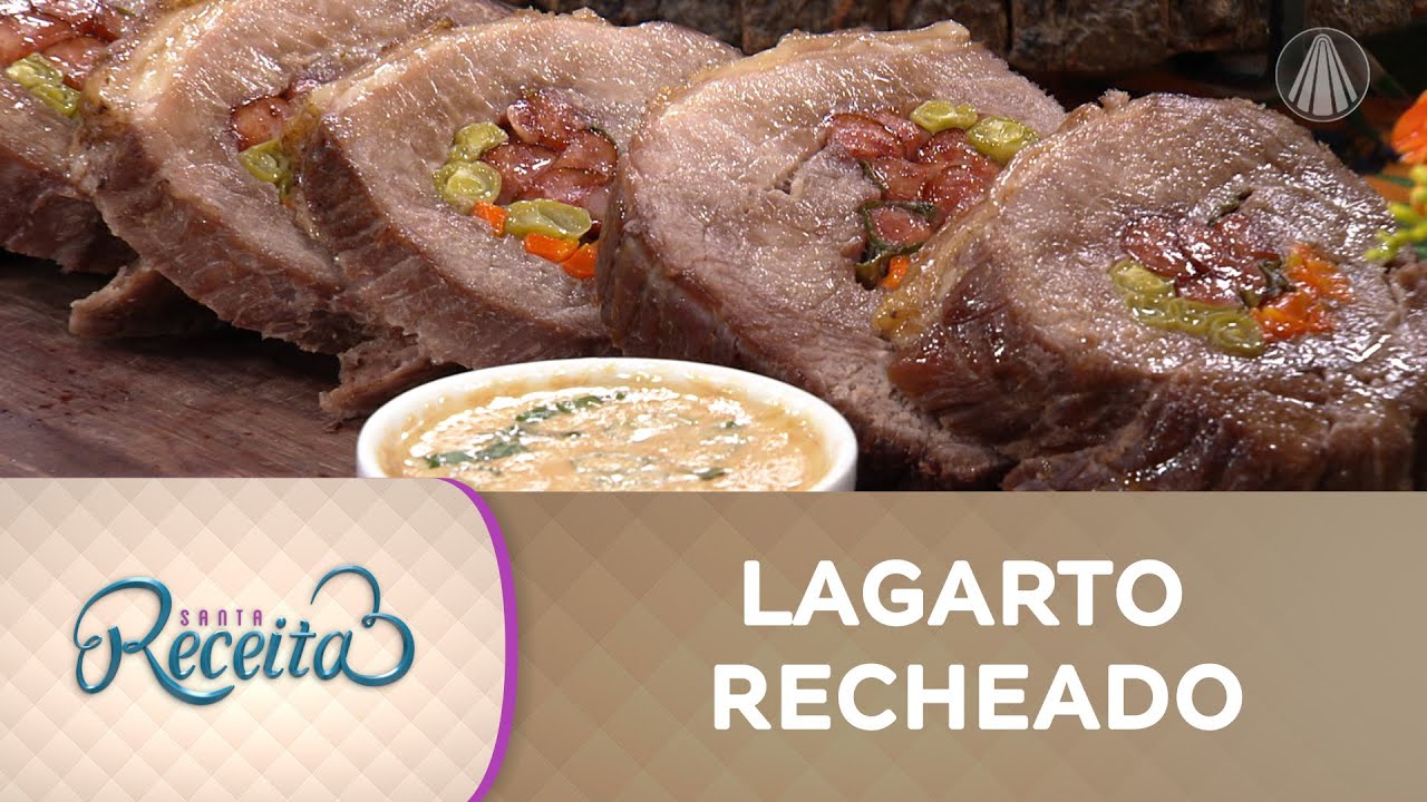 A melhor receita de LAGARTO RECHEADO para o jantar em família