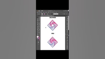 Difference between beginner and pro graphic designer #adobeillustrator #graphicdesign