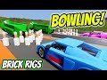 BRICK RIGS EXPLOSIVE BOWLING! | Multiplayer Brick Rigs Gameplay | Brick Rigs Bowling With Cars!