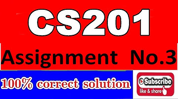 CS201 Assignment No#3  Solution 2020 | Cs201 Spring 2020 | .ccp file for solution also provides you