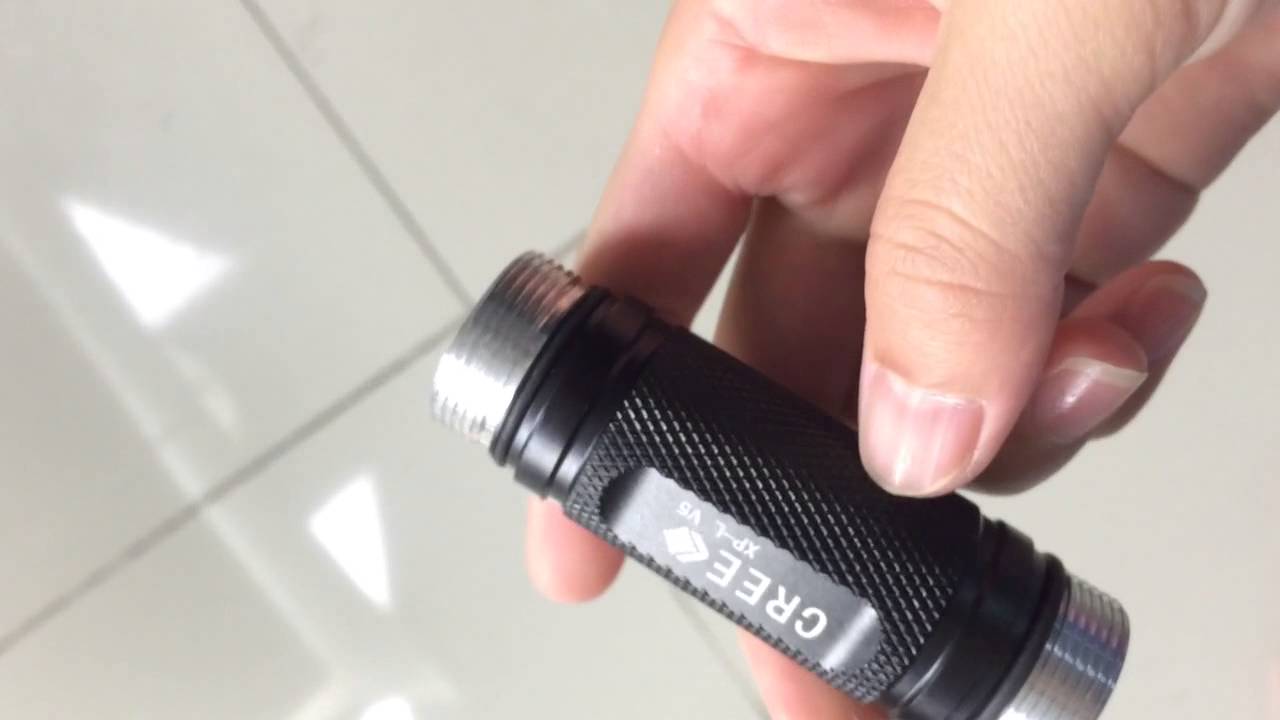 Ultrafire C8 CREE XP-L V5 5-Mode From Lightmalls - YouTube