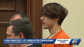 4 arrested for trespassing at former Clermont County power station, 1 still wanted