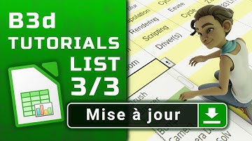 Comment modifier ou mettre à jour une liste déroulante dans libre office calc
