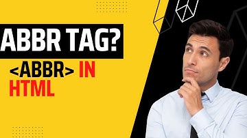 Learn HTML Coding: How To Use ABBR Tag In HTML ||