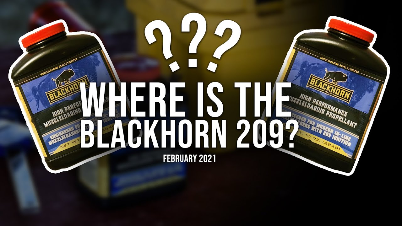 Where is all the Blackhorn 209? Has it been discontinued? - YouTube