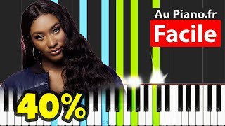 Aya Nakamura - 40% - Piano Facile (aupiano.fr) chords