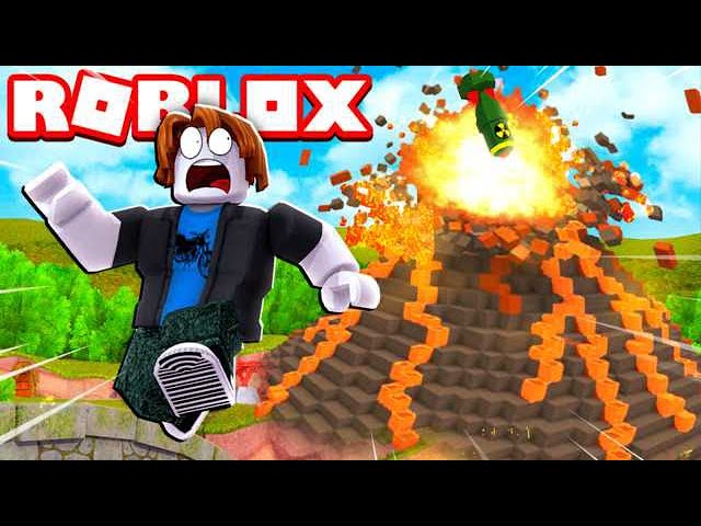 Exploding A Volcano With Nuclear Weapons Roblox Youtube - roblox volcano obby get robux by doing offers