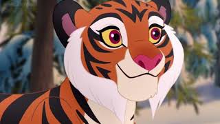 Rajah / Varya - Ill keep you safe
It was Love Angels request
In this AU Rajah lives in the jungles, hes a king there. One day a young tigress comes to his place, asking for a permission to stay. Rajah is confused at first, but likes the tigress from the first sight, and he lets her stay.
Some weeks pass by, Varya and Rajah spend a lot of time together, Vary tells him she lived in the Pridelands and has to run away because the new lion king exiled her, he thought she could be a threat to him (in this AU she didnt have cubs yet).
But now in the jungle she can start a new life, and maybe even find love. Rajah is very confused to hear this word at first, but then he realizes he really fell in love with Varya too, and they both say yes to each other.
Song: Sleeping At Last - Ill Keep You Safe
Footage: Aladdin, The Lion Guard
I own nothing
Hope youll like it Rajah / Varya - Ill keep you safe