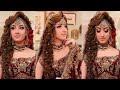 Bridal hairstyle for long hair | hair style girl for wedding hairdos | kashees hair style
