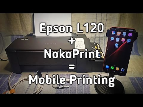 Printing with Smartphone | Epson L120 + NokoPrint