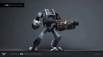 Particle Builder - Example Scene: Game Robot 02