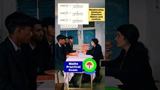 Class 12 Practical Exam | CBSE Board Practical | Maths Viva Class 12 #ytshorts #shorts #3dgeometry