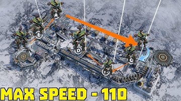 Loki Captures All 5 Beacons on Yamantau - Max Speed - 110KMPH | War Robots