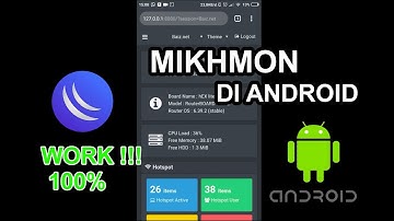MIKHMON BISA DI ANDROID ?!?! - Tutorial install mikhmon V3 di android!