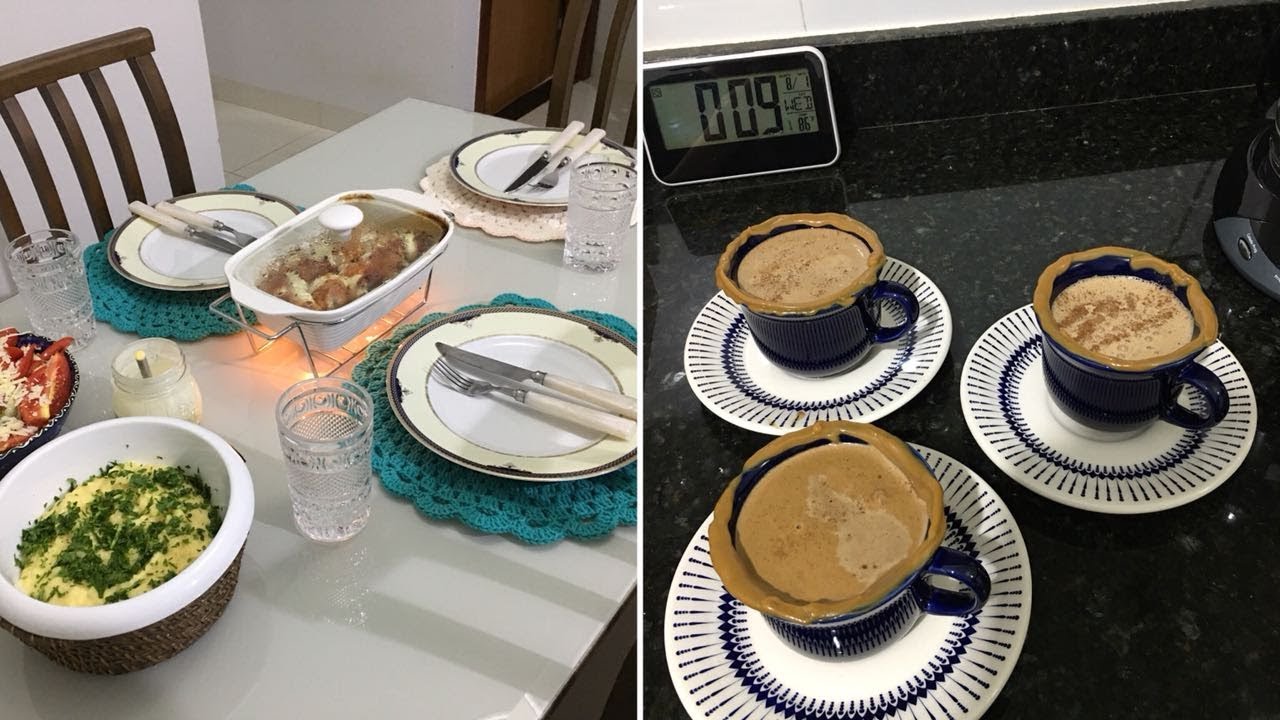 Fazendo Janta | Sobrecoxa c/ bacon | Cappucino c/ Doce de Leite e Mais..