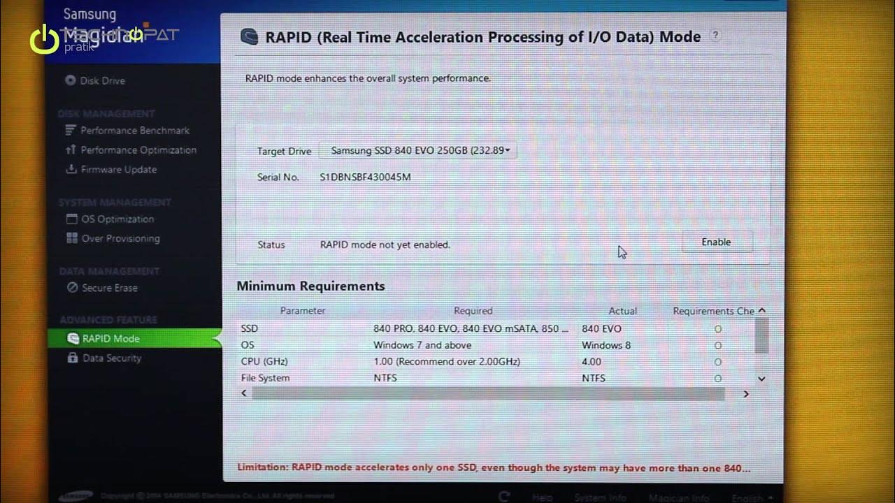 Rapid mode