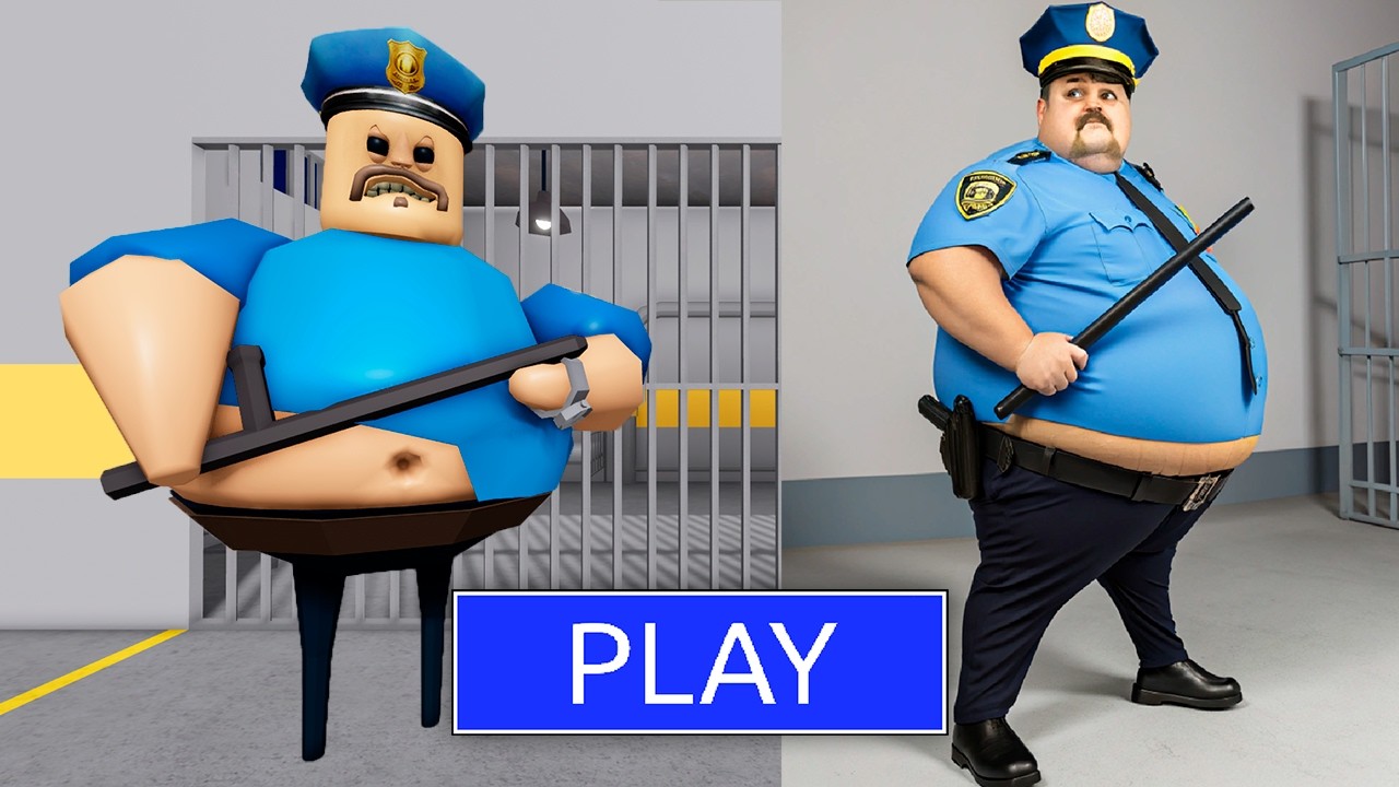 BARRY'S PRISON RUN V2 IN REAL LIFE New Game Huge Update Roblox- All Bosses Battle FULL GAME #roblox