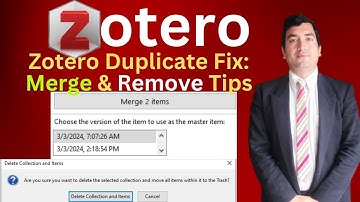 How to manage duplicate items in Zotero | How to merge duplicate items in Zotero | Imtiaz Khan
