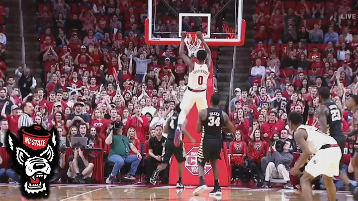 NC State's Braxton Beverly Whips It To DJ Funderbu...