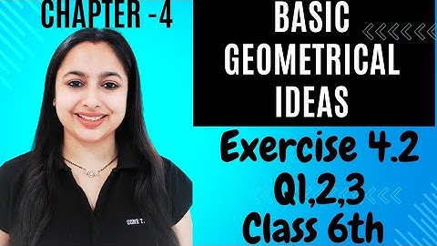 Class 6 Maths NCERT Chapter 4 BasicGeometrical Ideas Exercise 4.2 Full Solved #class6 #cbseworldz