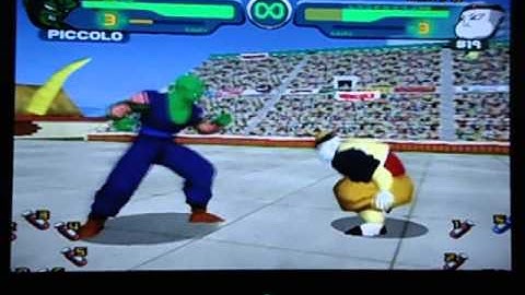 Dragon Ball Z Budokai Gameplay-Piccolo vs. Android #19