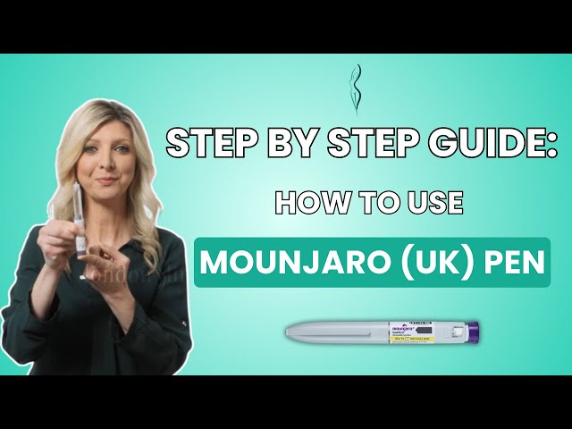 How to Use Mounjaro (Tirzepatide) UK injection Pen - Step by Step Guide -  YouTube