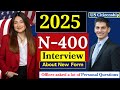 2025 New, Real Interview of U.S. Citizenship, N-400 Naturalization Interview and Test, #uscis