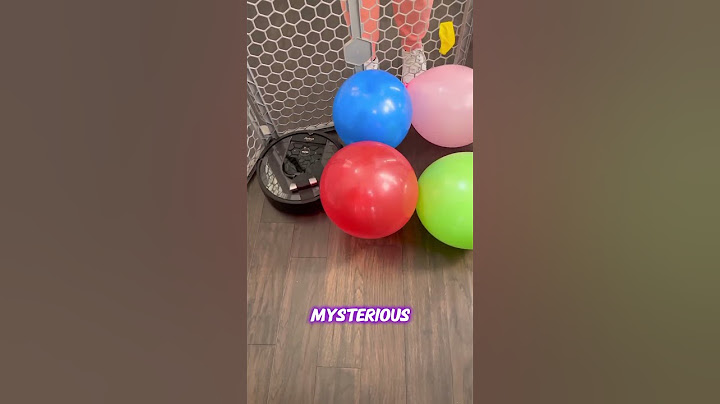 If you see this "Roomba Balloon 🎈 Roulette run fast to see that spooky view...