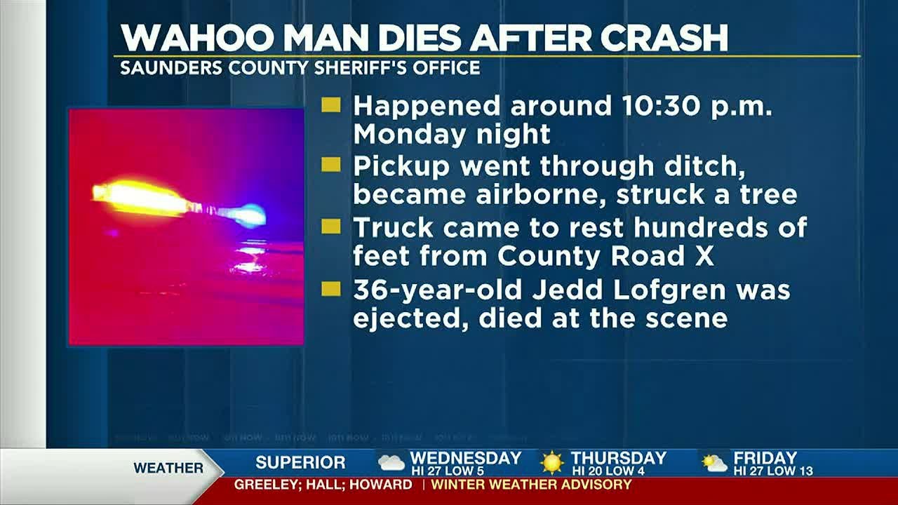 Wahoo man dead after singlevehicle crash near Cedar Bluffs YouTube