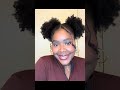 Protective Christmas hairstyle for short curly hair #Christmas #naturalhair #hairstyle #shortsfeed
