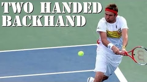 Two handed backhand tips by Rick Macci!