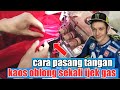 Cara pasang lengan baju kaos oblong dewasa skali injek gas