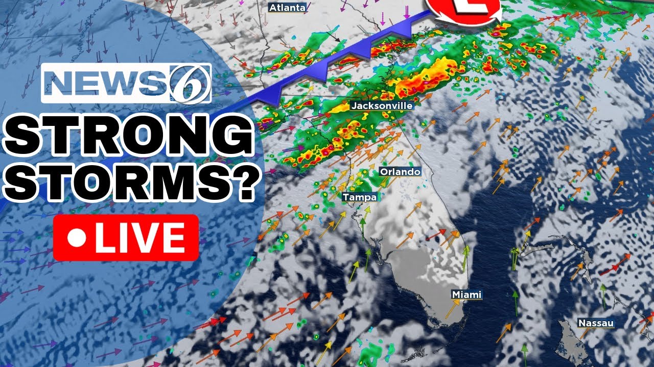 🔴NEWS 6 WEATHER LIVE AT 9:30 | BIG Warmup Coming To Florida PLUS Night ...