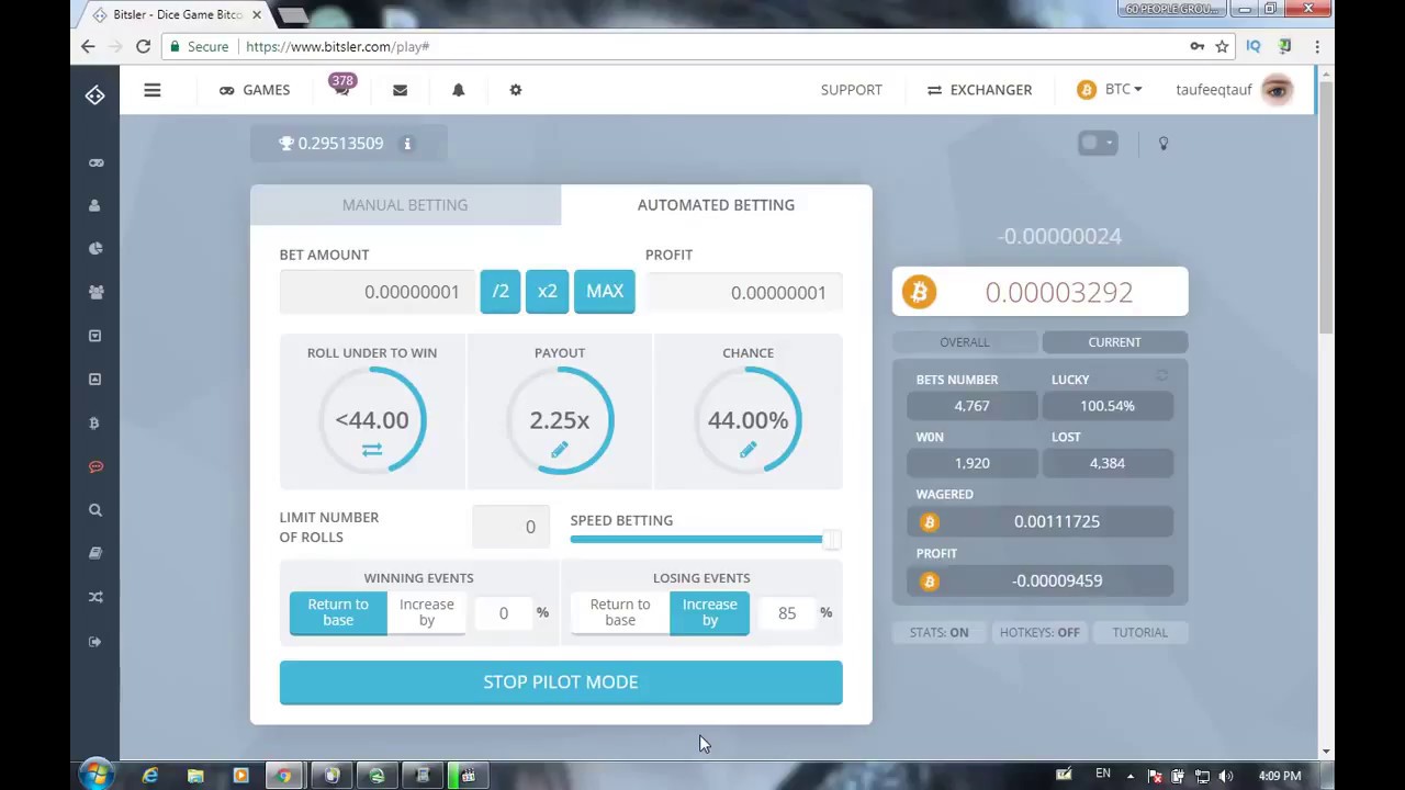 BITSLER strategy is the best with a small balance sheet  03/2018