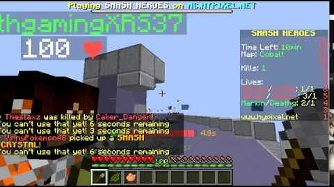 Minecraft Hypixel Super Smash Heroes Part 1