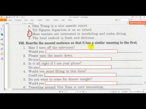 English 8 - Test For Unit 11 - BT Tiếng Anh 8 - Mai Lan Hương (Phần VII, VIII Trang 83-84)