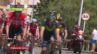 14 men at the front of the race - Stage 12 - La Vuelta 2017