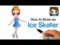 How to Draw an Ice Skater | Olympic Figure Skating