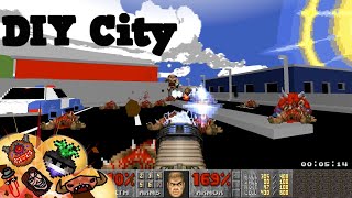 DIY City by @cbm_doomworld - a glorious display of doomcute, cars and burnt radiator legs + guests