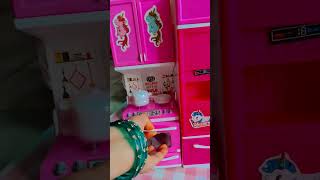Barbie doll kitchen set toys #shorts #ytshorts #viral video